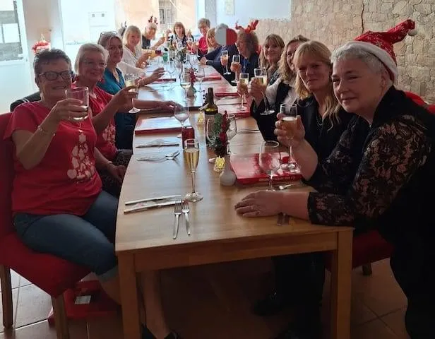 The HOVAR team of volunteers party